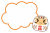 合格だるまの吹き出し/背景透過PNG・02