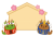 辰年干支だるまの絵馬フレーム/背景透過PNG・03