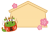 辰年干支だるまの絵馬フレーム/背景透過PNG・04
