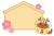 辰年干支だるまの絵馬フレーム/背景透過PNG・05