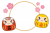合格だるまと桜のフレーム/背景透過PNG・04