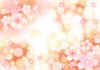 光の桜の和背景