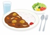 食事★洋食シリーズ★カレーライスセット★サラダ付