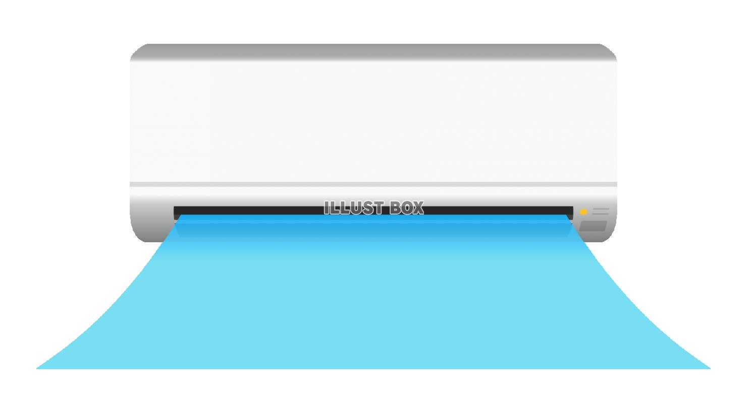 エアコンの冷房のイラスト