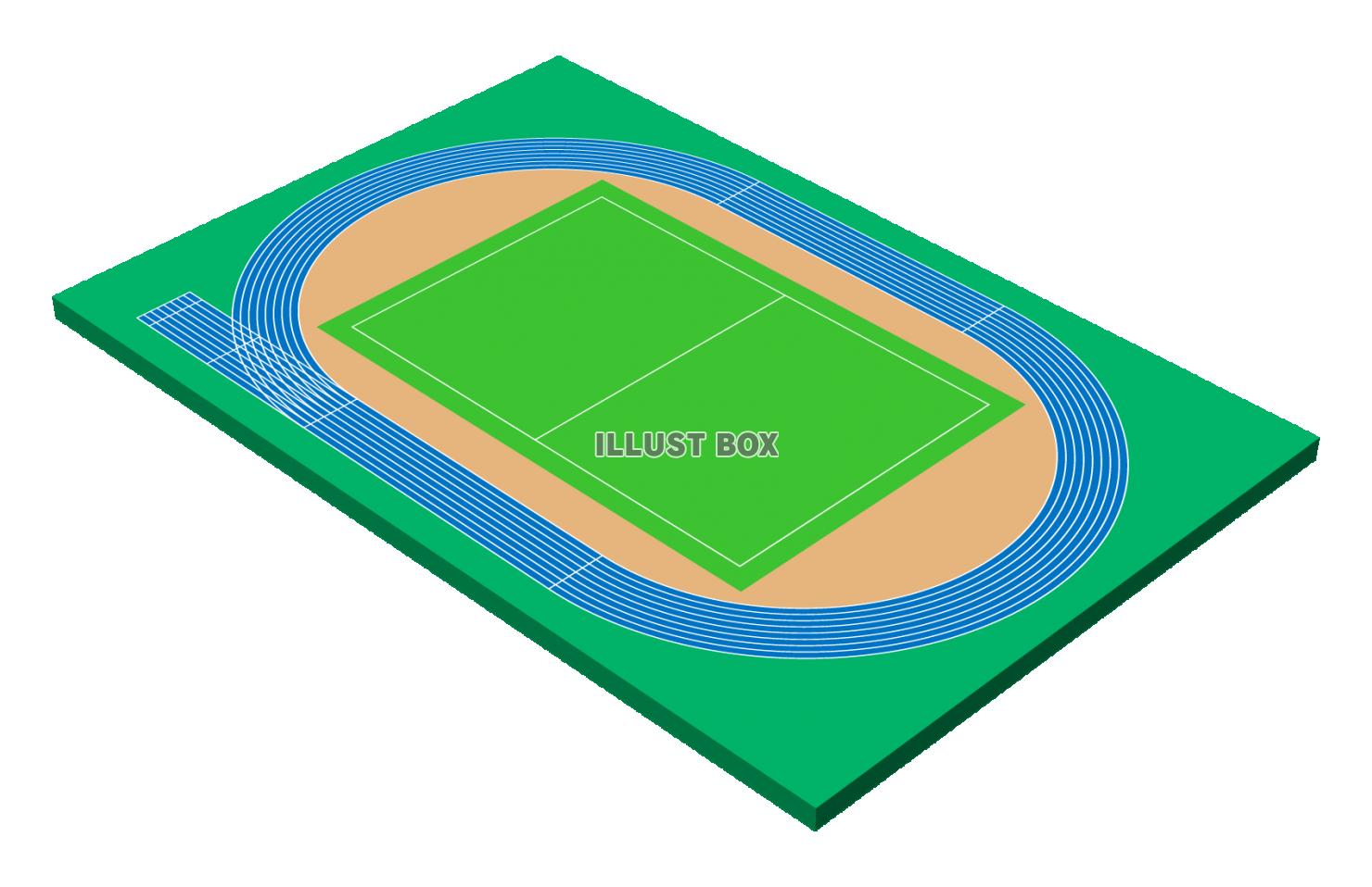 陸上競技場のトラック