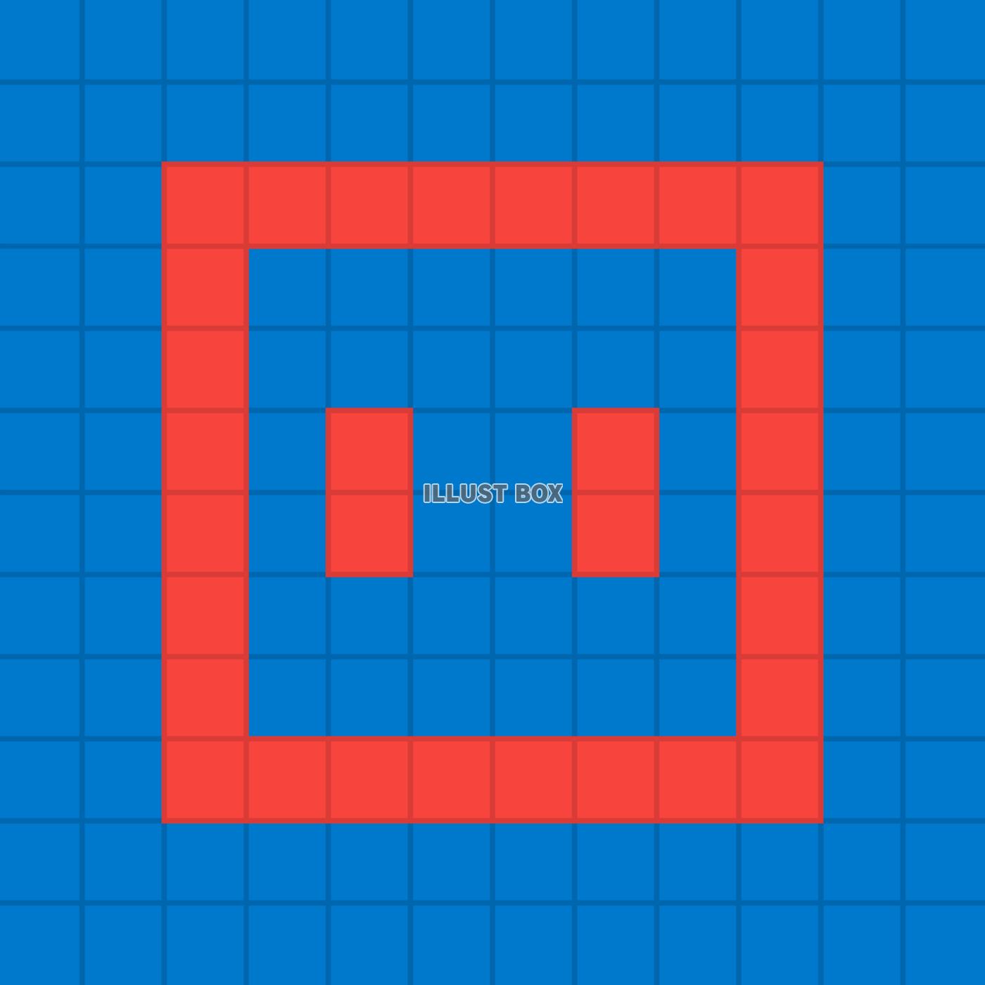 空手の競技場のイラスト