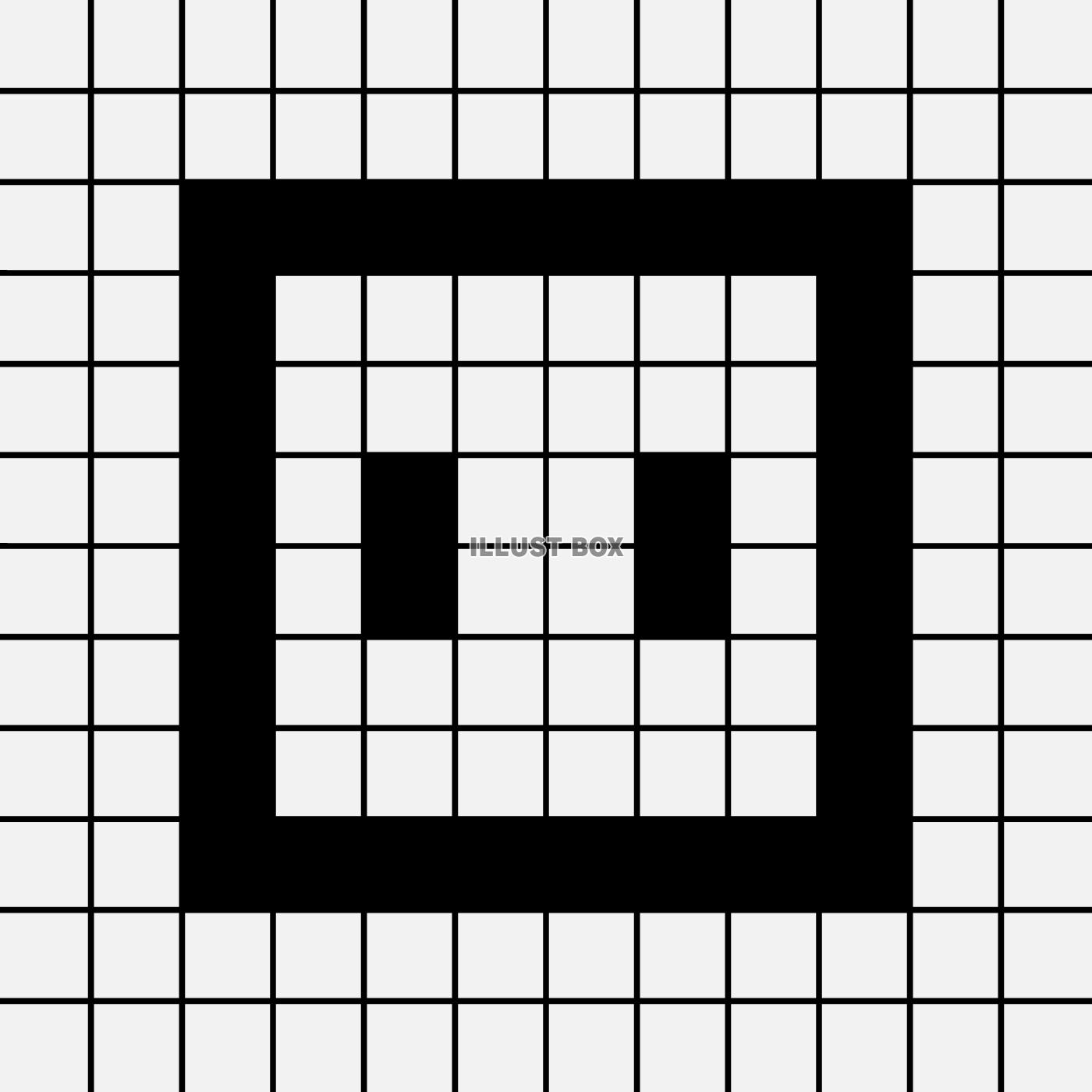 空手の競技場のイラスト