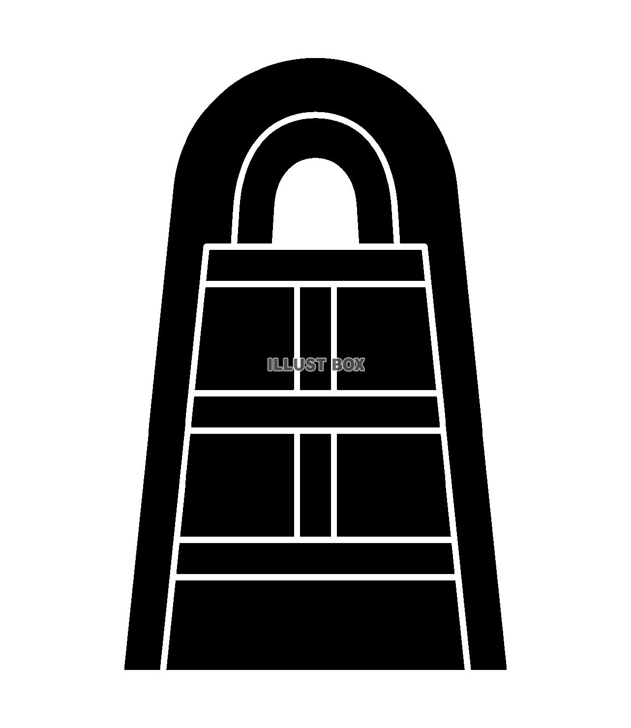 銅鐸のシルエット