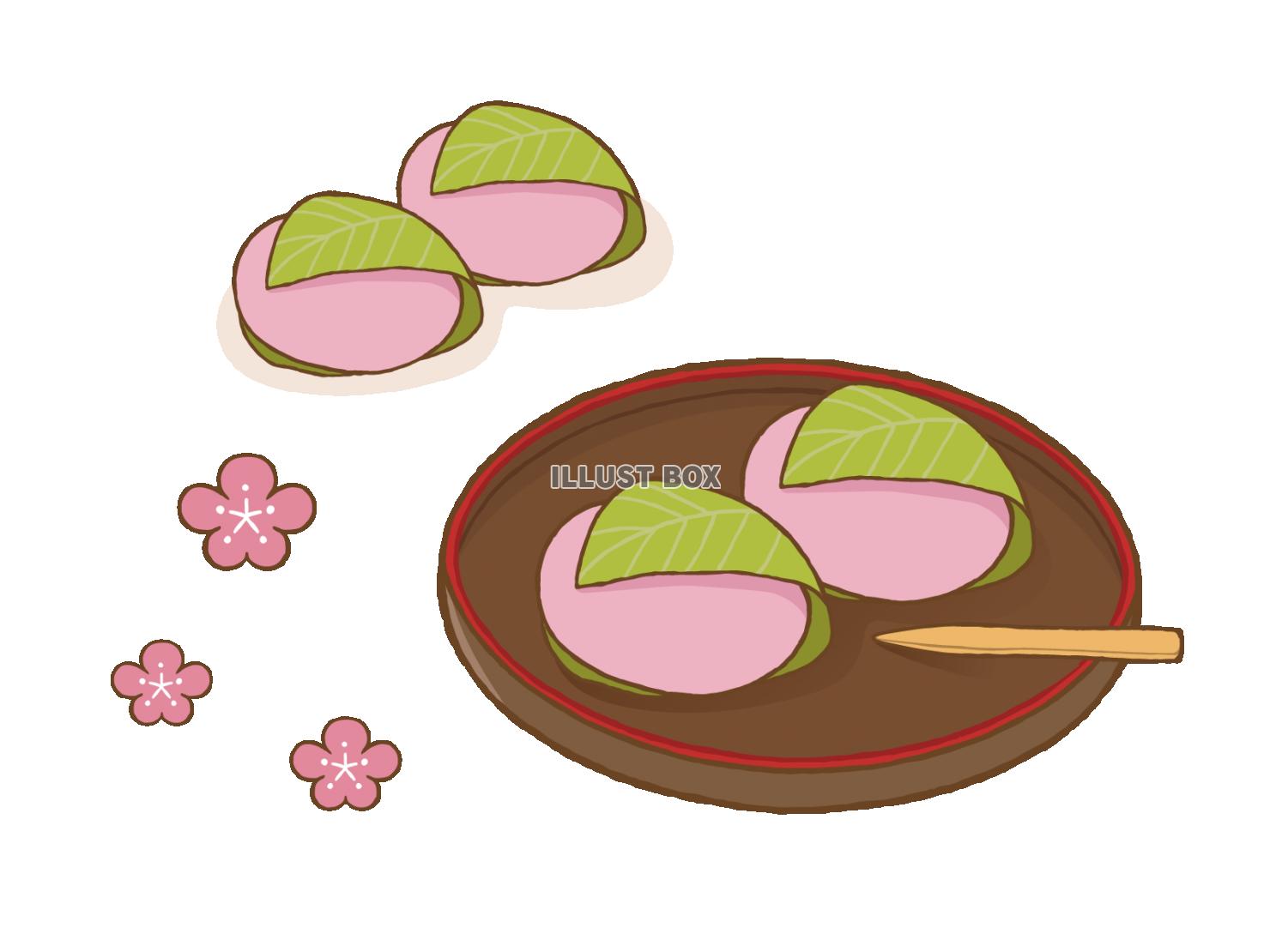シンプルな桜餅