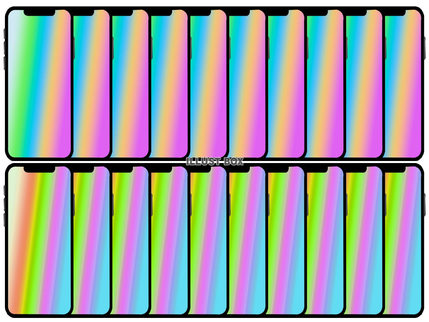 「スマホ」のパターン素材_01