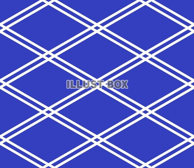 シームレスな二重菱文様 青白【EPS】