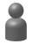 立体的な人物のイラスト