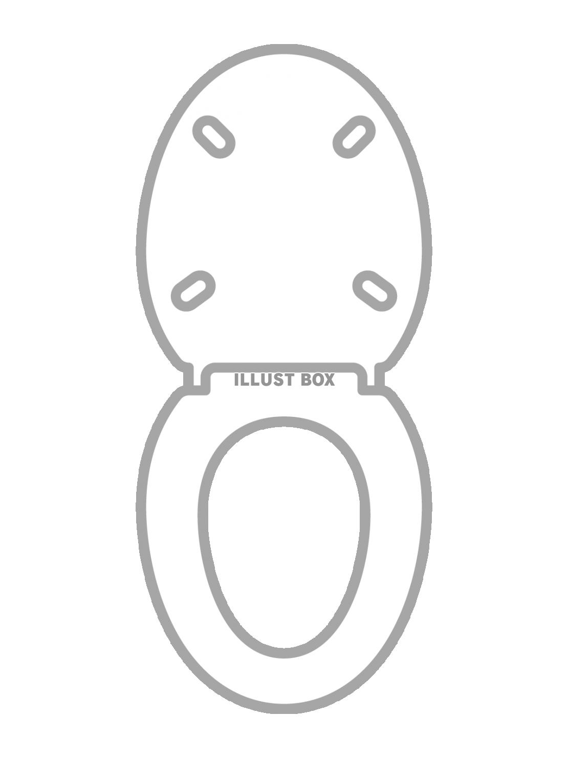 便座のイラスト