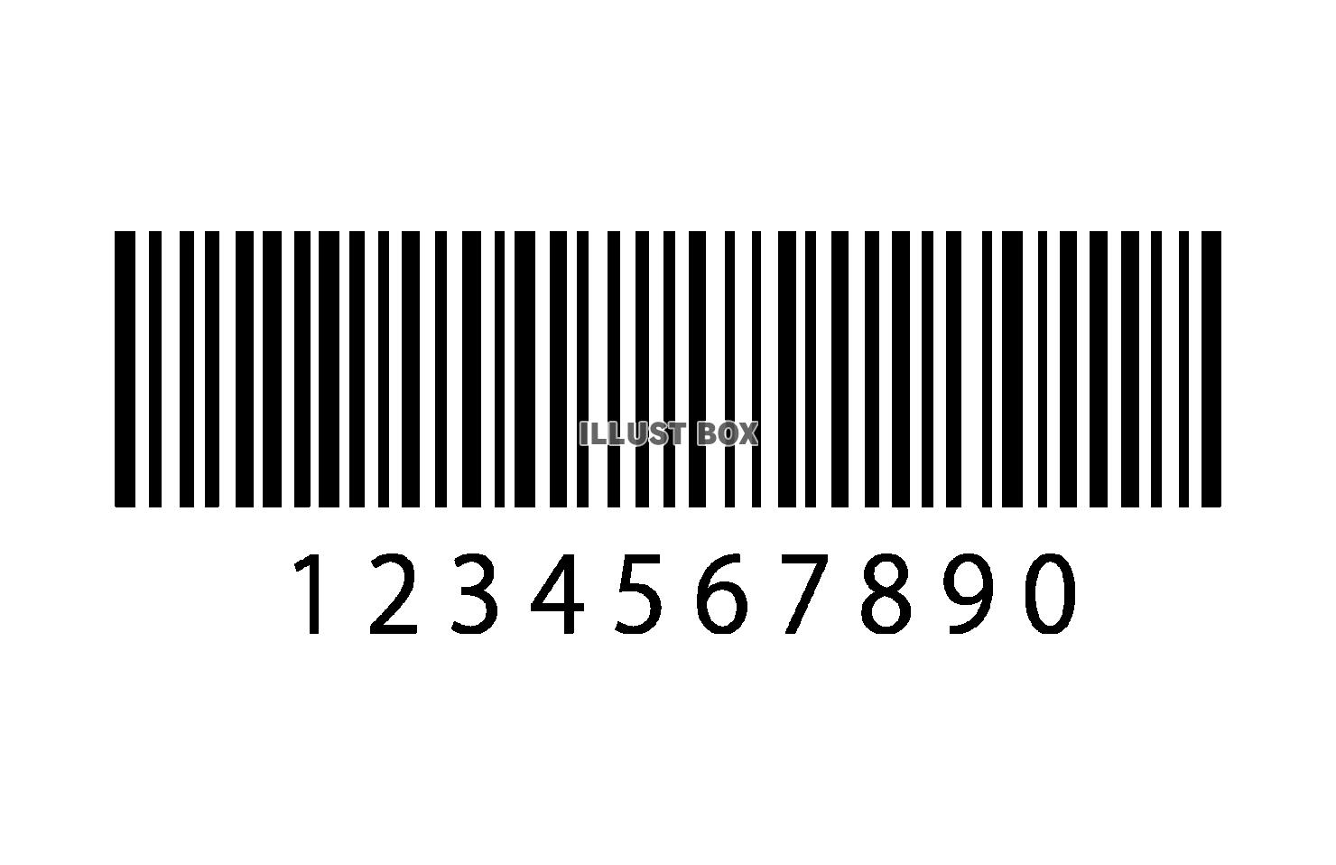 バーコードのイラスト