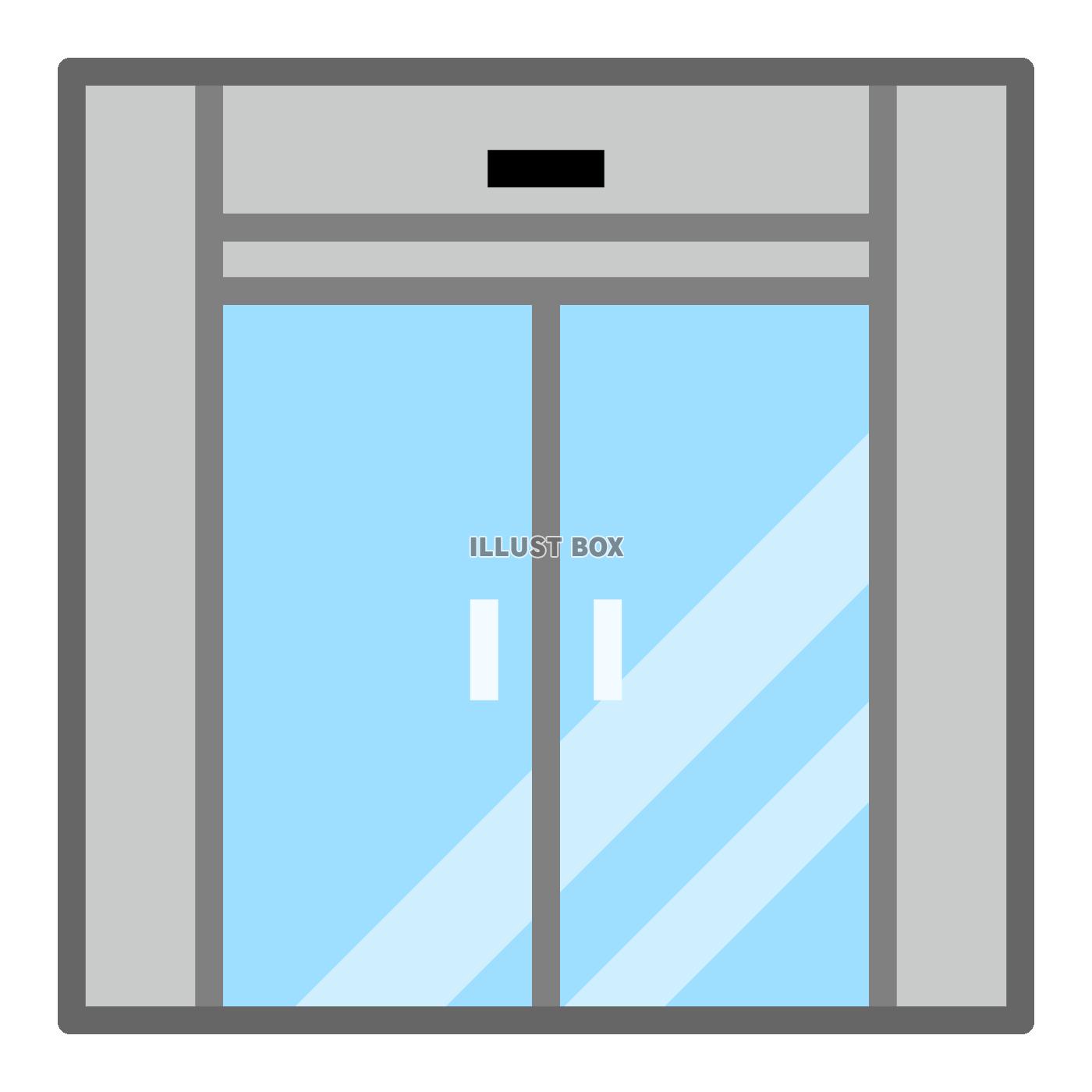 自動ドアのイラスト