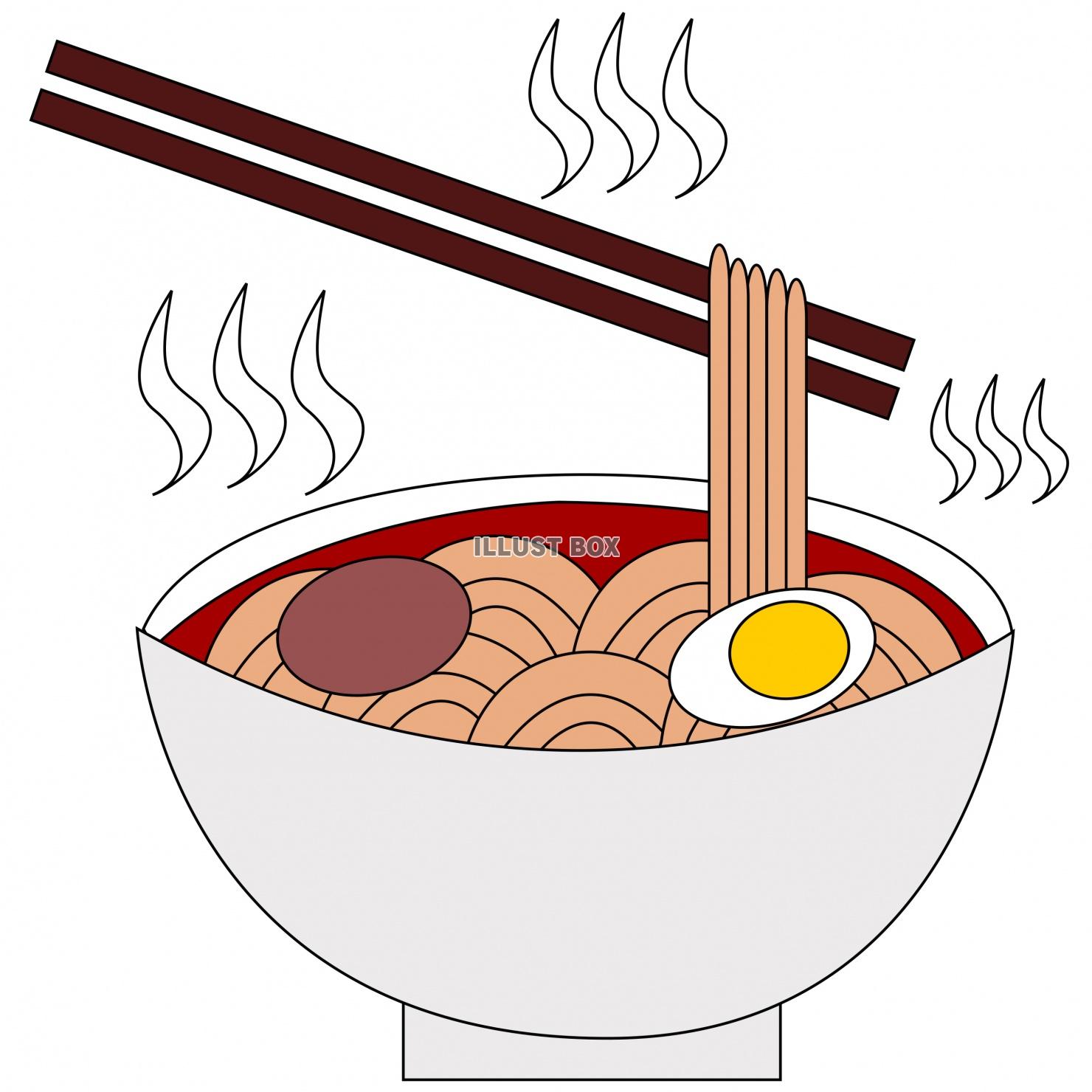 ラーメンのイラスト