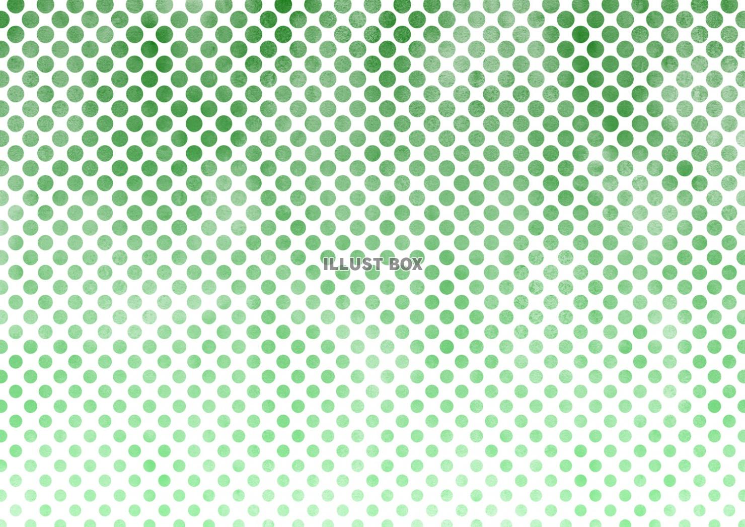 水彩テクスチャのハーフトーン　緑