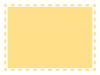 黄色いシンプルな四角いフレーム　122