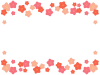 桃の花のフレーム01