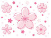 かわいい桜のイラスト