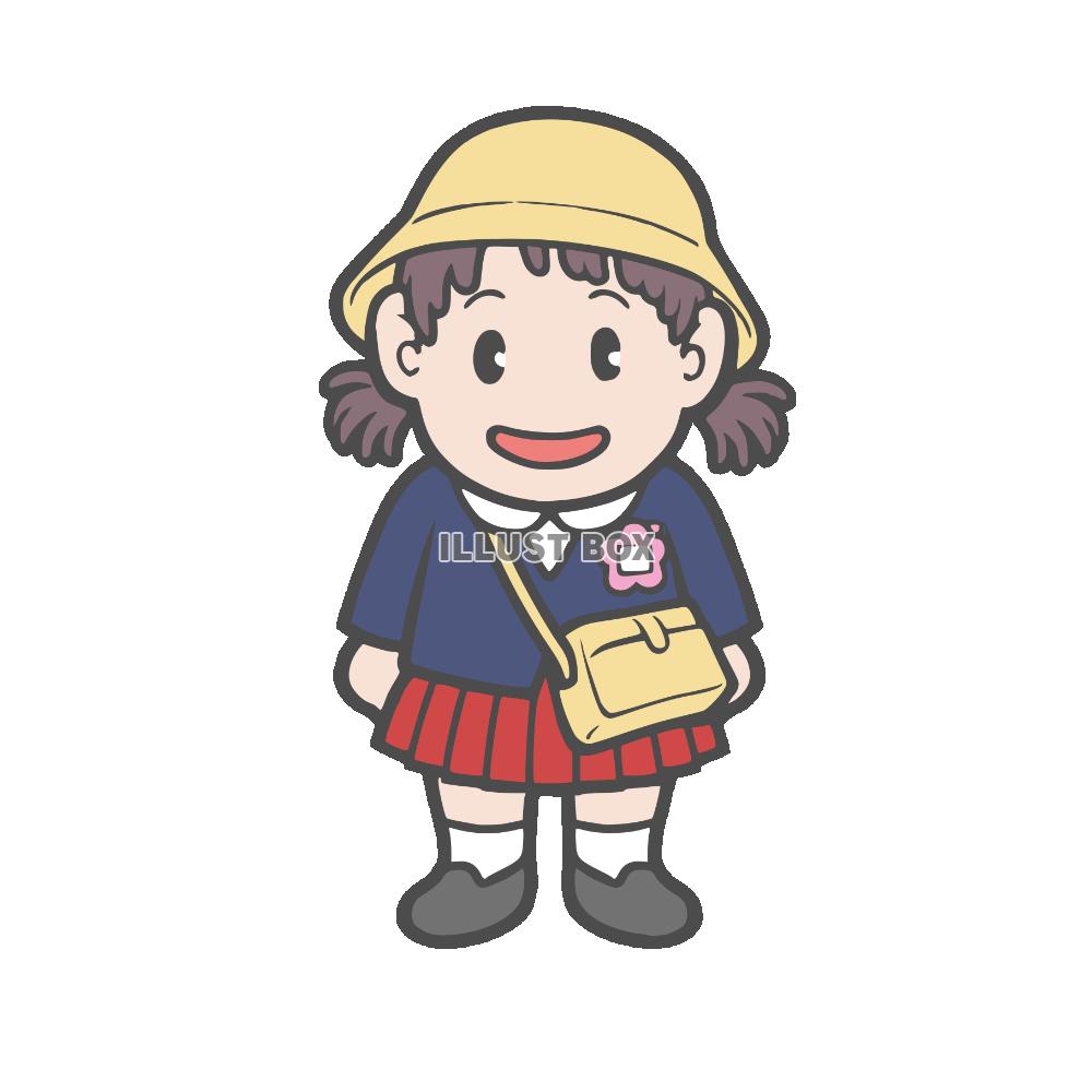 幼稚園児の女の子　制服