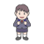 小学校の入学式に行く男の子のイラスト