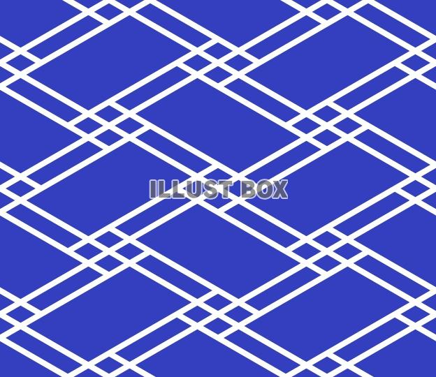 シームレスな紗綾形くずし文様 青白【EPS】