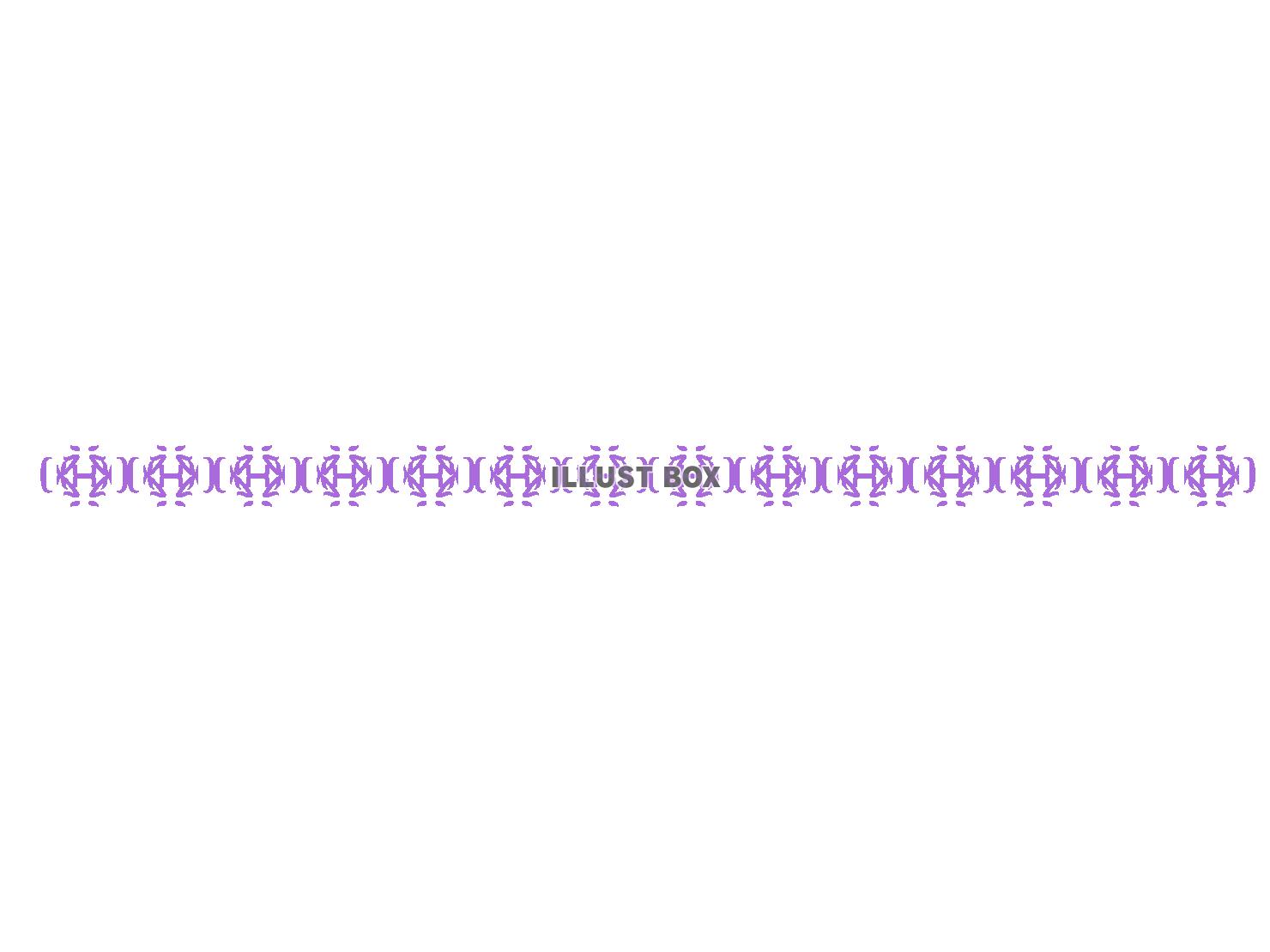 紫のオリエンタル風ライン　132