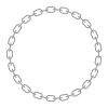 円形の鎖のフレーム