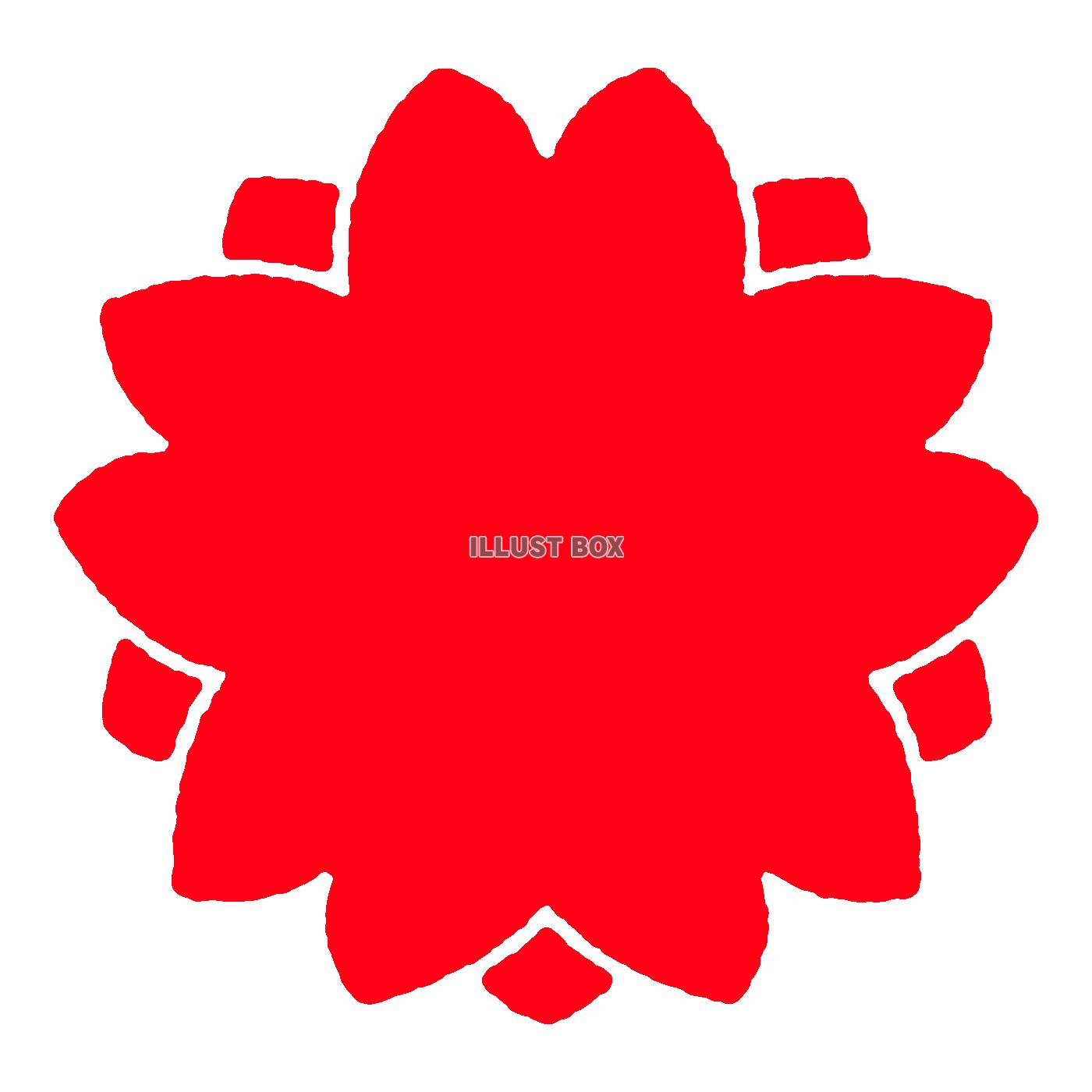 桜の花のスタンプ