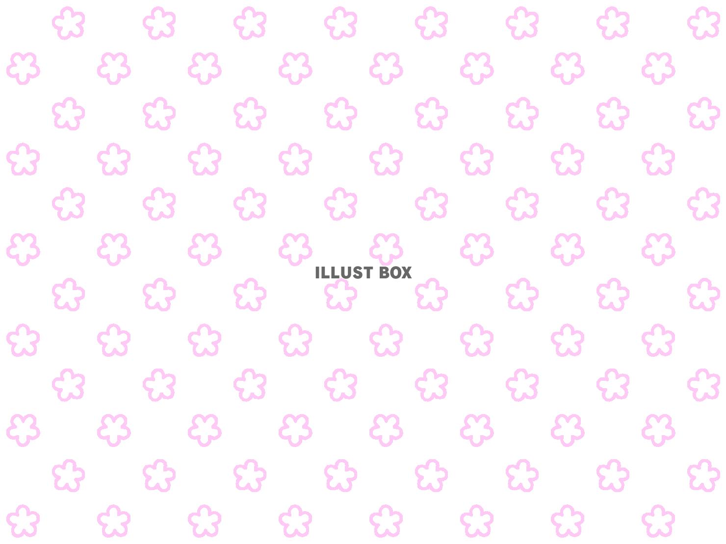 【花の背景】１－１　ピンク色　透過png