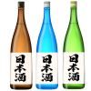 日本酒 一升瓶 3色セット 日本酒ラベル