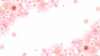 桜の花のフレーム