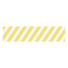 黄色の斜めストライプのタイトルフレーム