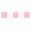 ピンク色と白のブロックのタイトルフレーム