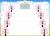 青空フレーム・桜と校舎