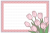 ピンクのチューリップの便せん