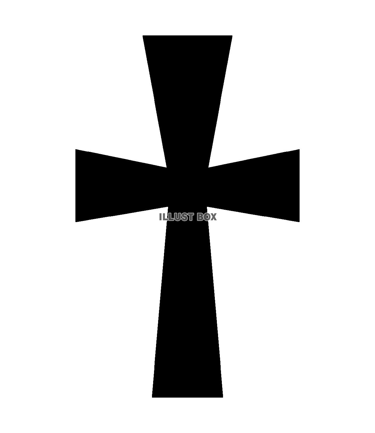 十字架のシルエット