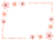 さくらのフレーム枠　透過png