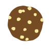 ホワイトチョコチップのココアクッキー