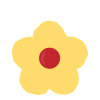 花型のジャムクッキー