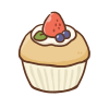 カップケーキのイラスト