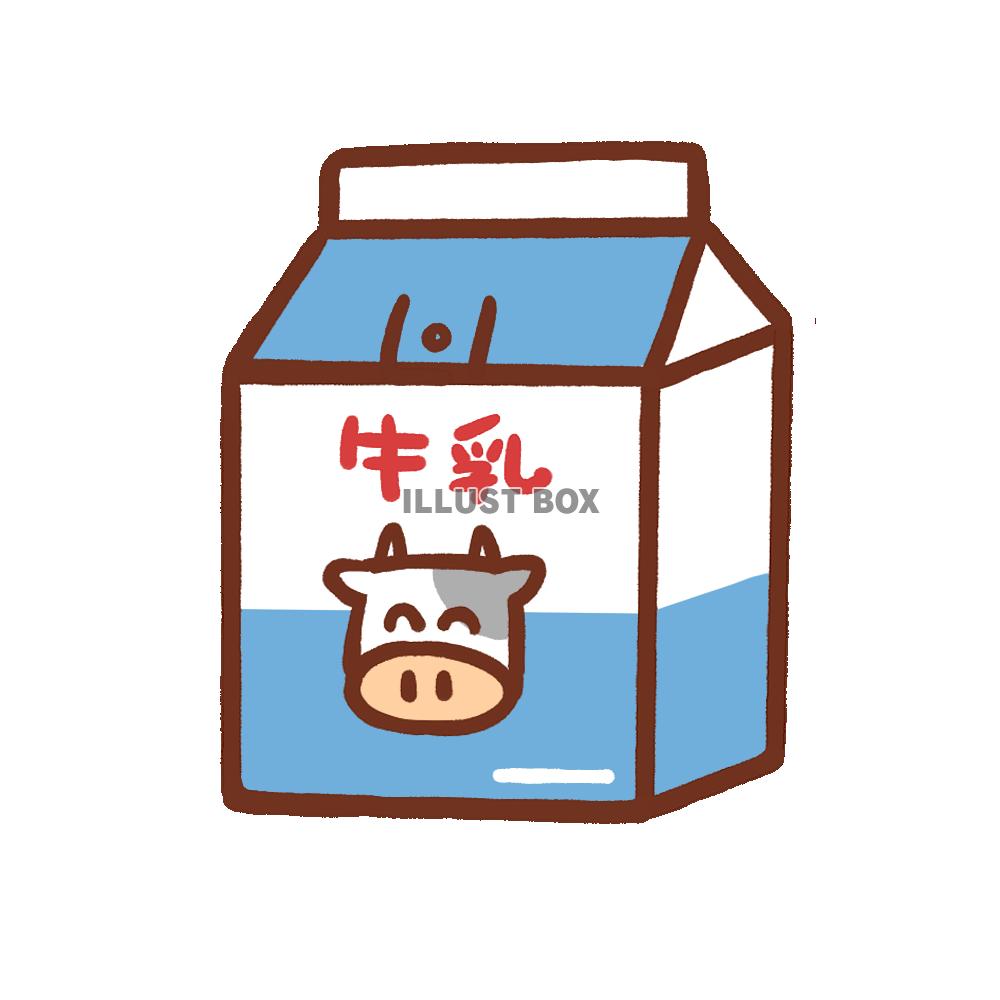 牛乳パックのイラスト