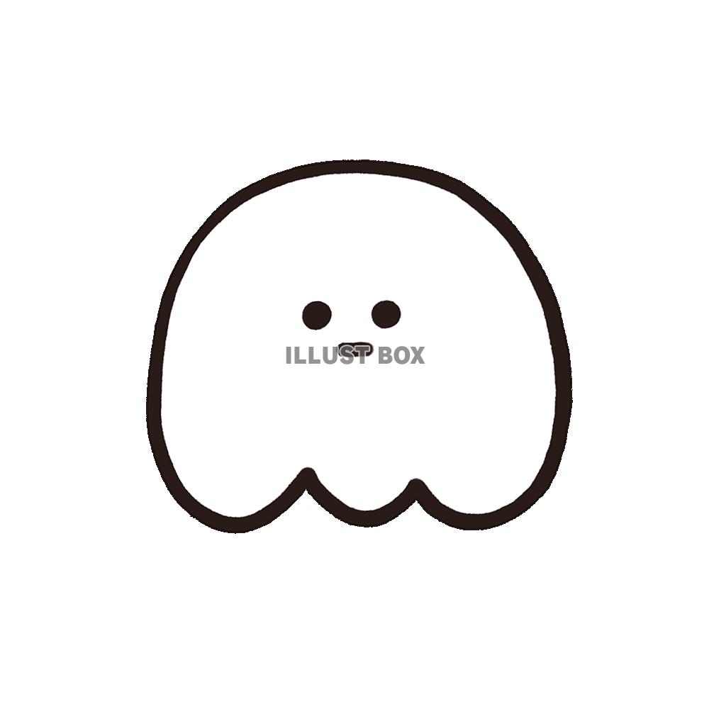 かわいいお化けのイラスト