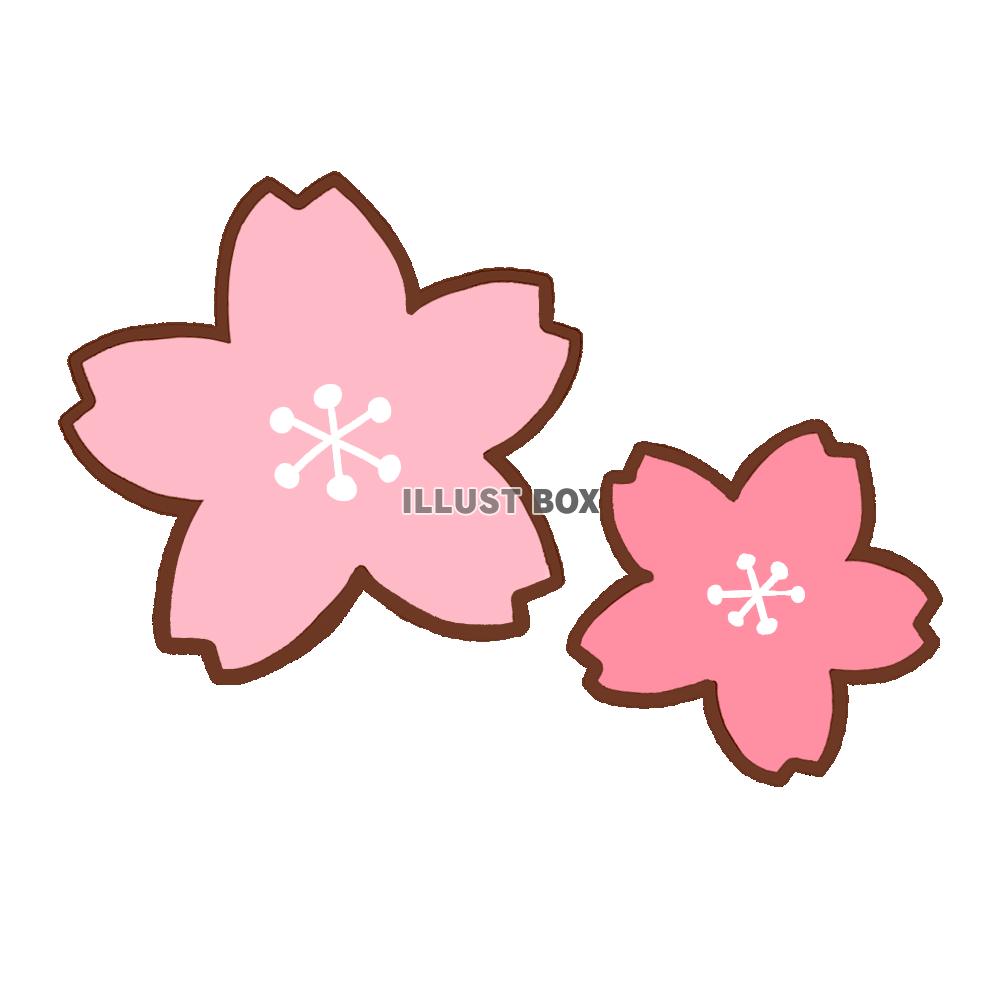 桜の花のイラスト