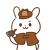 探偵なうさぎのイラスト