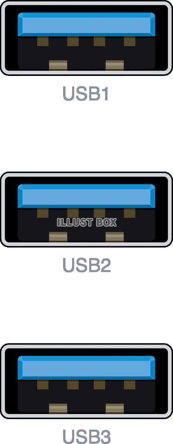 複数のUSBポート　type-A