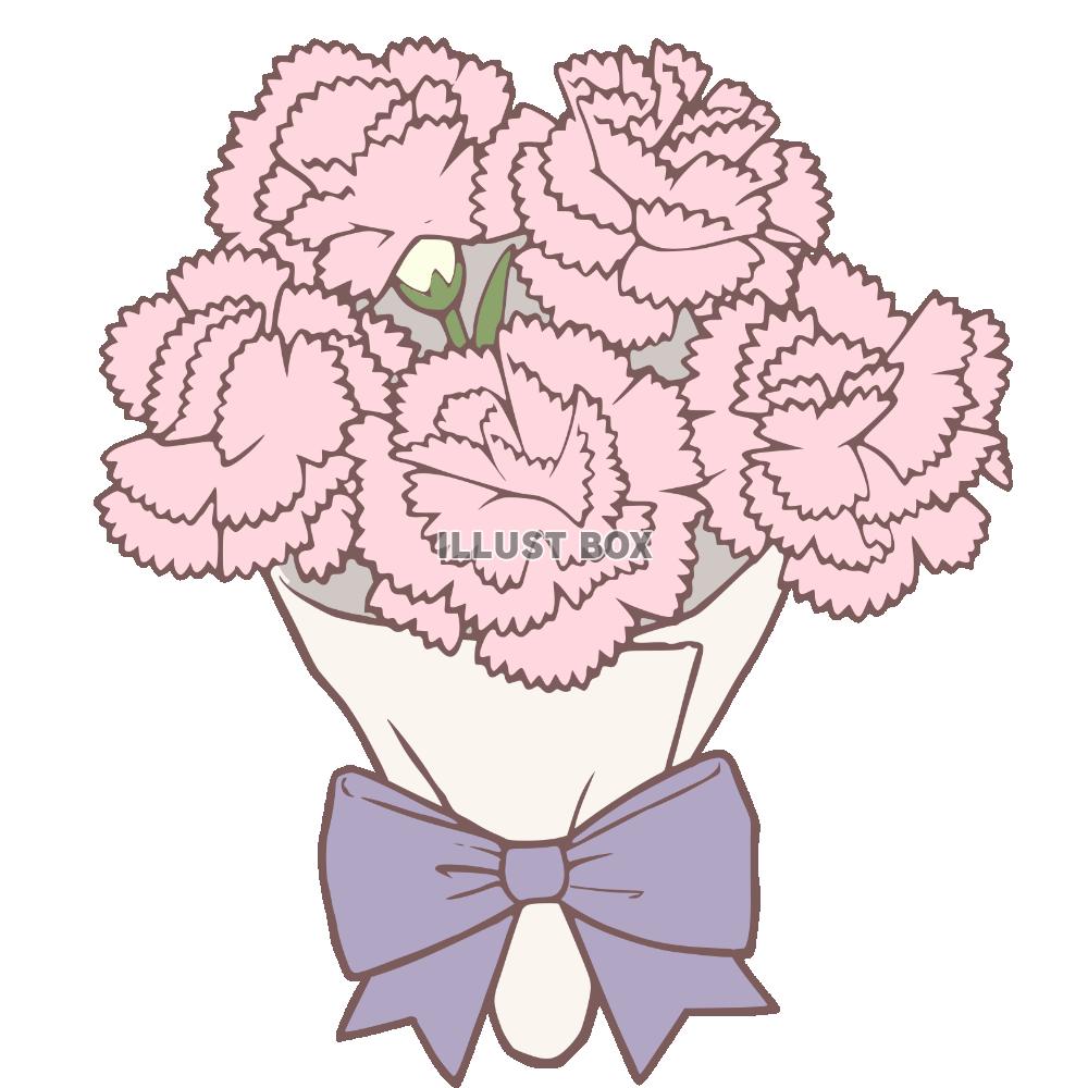 ピンクのカーネーションの花束