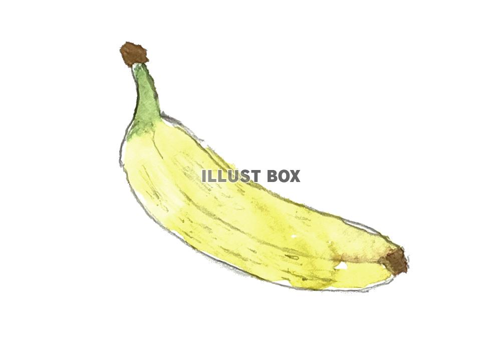 手書きのラフなバナナ