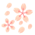 さくらと花びら　透過png